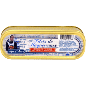 Mackerel fillets organic white wine algo d'aure