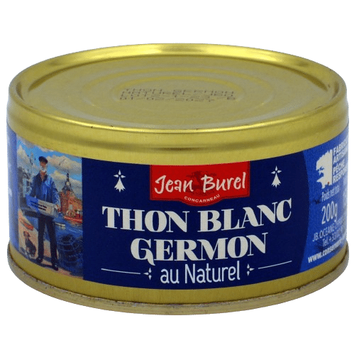 Thon blanc germon au naturel en boîte - Conserverie Jean Burel