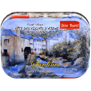 Tin of sardines in olive oil Jean Burel Marin de Concarneau JB OCEANE pont-aven