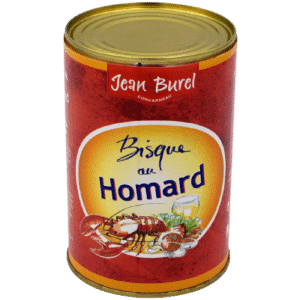 Homemade lobster bisque - conserve Jean Burel