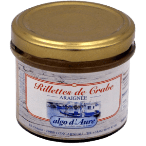 Rillettes de crabe araignées de mer algo d'aure bio jb océane