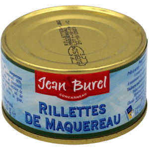Burel rillettes of sea mackerel from Concarneau