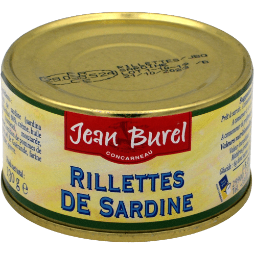 Rillettes di sardine Jean Burel Conserverie Bretonne