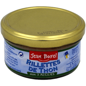 tuna rillettes with 3 marin burel seaweeds