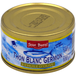 Tonno bianco con olio d'oliva jean burel marin de concarneau