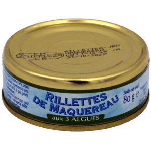 rillettes de cavala bretã jean burel algas marinhas