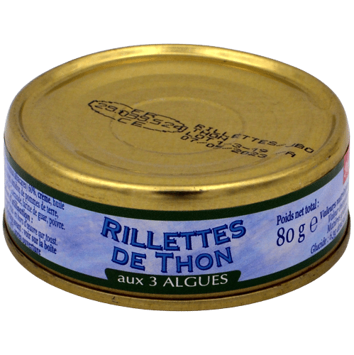 Handgemachte Thunfisch-Rillettes marin de Concarneau Algen