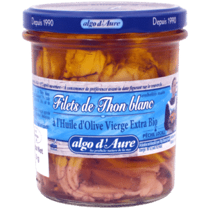 White tuna fillet organic olive oil algo d'aure