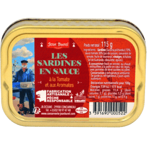 sardinas con tomate y hierbas Marin de Concarneau