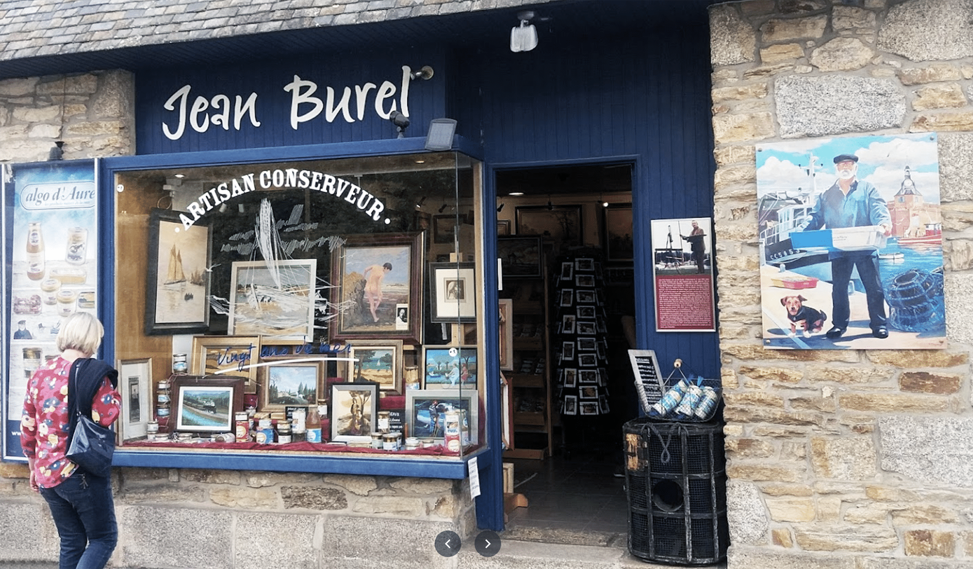 Jean Burel shop Pont Aven