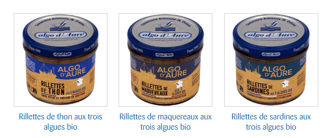 Organic seaweed rillettes algo daure jb oceane