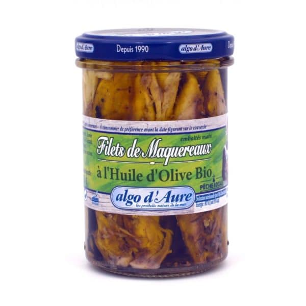 Filetti di sgombro in olio d'oliva biologico