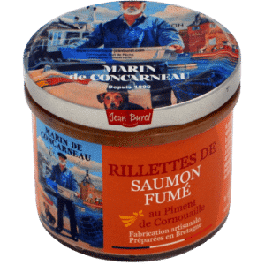 Rillettes di salmone affumicato ai frutti di mare Jean Burel Marin de Concarneau JB OCEANE