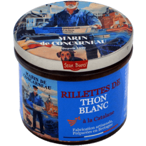 Rillettes de thon produits de la mer jean burel Marin de concarneau JB OCEANE