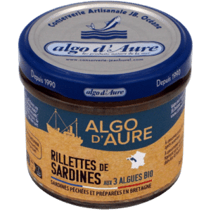 Sardinen-Rillettes mit drei Bio-Algen