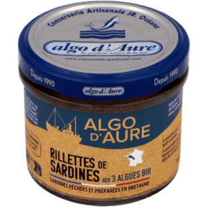 Rillettes de sardines aux trois algues bio